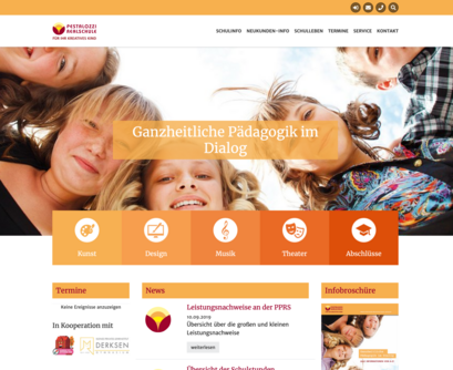 Pestalozzi Realschule München TYPO3