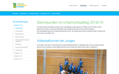 Arnoldus Grundschule Gilching TYPO3