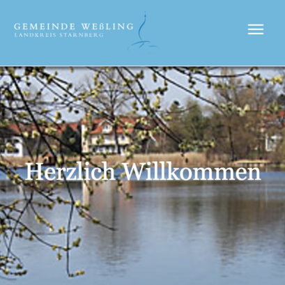 Gemeinde Weßling TYPO3 Webseite